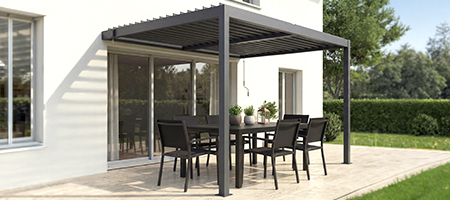 Samonosná bioklimatická pergola